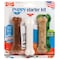 Nylabone Nylabone Starter Kit Assorted Plastic Bones Chew Dog Toy 1.89 oz 3 pk N201PSKP - alternate 1